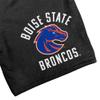 Boise State University Officially Licensed Apparel - Collegiate Arched Text Mens Sweat Shorts, Black, 2X-Large view 2