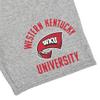 Campus Lab Western Kentucky University Arched Text Mens Sweat Shorts, Athletic Heather, X-Large view 2