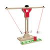 Wild Sports NCAA Nebraska Cornhuskers Wooden Ring Swing Battle - Head-to-Head Ring Toss Hook & Ring Game for College Football Fans view 1