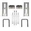 Extreme Max 3006.7021 8" Galvanized Swivel-Top Bunk Bracket with Hardware for 3" x 3" Trailer - 2-Pack view 1