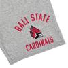 Ball State University Officially Licensed Apparel - Collegiate Arched Text Mens Sweat Shorts, Athletic Heather, 2X-Large view 2