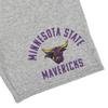 Campus Lab Minnesota State University Mankato Officially Licensed Apparel - Arched Text Mens Sweat Shorts, Athletic Heather, 2X-Large view 2
