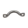 Milisten 30 Pcs Eye Loop Boat Bimini Pad Staple Ring Hook Boat Handles Plate Staple Ring Saddle Clip, 5x4.4 cmx2pcs, Silverx2pcs, 223427C13038D view 3