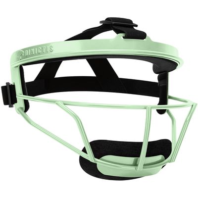 Dinictis Softball Face Mask, Lightweight, Comfortable, with Wide Field Vision, Durable and Safe Face Guards, Premium Protective Softball Fielder's Mask-Apple Green-Youth(M)