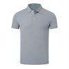 Ymosrh Polo Slim Fit T Shirts for Men, Short Sleeve Solid Color Golf Shirt Fashion Casual Work Collar T-Shirt Shirt (XXL, Light Gray) view 2