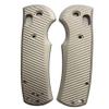 Echeson 1 Pair Scales Handle Fits for Griptilian 550 551, Custom Aluminum Handle Patch DIY Replacement Sand Color view 1