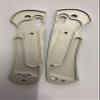 Echeson 1 Pair Scales Handle Fits for Griptilian 550 551, Custom Aluminum Handle Patch DIY Replacement Sand Color view 2