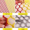 JIwqDY Climbing Net for Outdoor Rope Netting 4.5cm/5mm Trampoline Net, Safety Netting for Railings Outdoor Balcony Safety Net, Double Layer Fall Protection Net(Size:4x7m/13.1x23ft) view 3