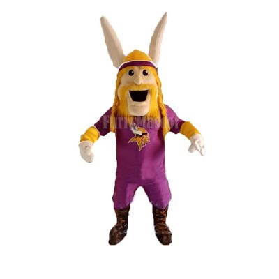 FurryMascot New Sport Viking Sailors Navigators Mascot Costumes Mascotte School Spirit, Large, Purple