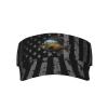 Bluegill Fish Visor Cap Sports Empty Top Hats Adjustable Sun Tennis Caps for Men Women62 Black view 1
