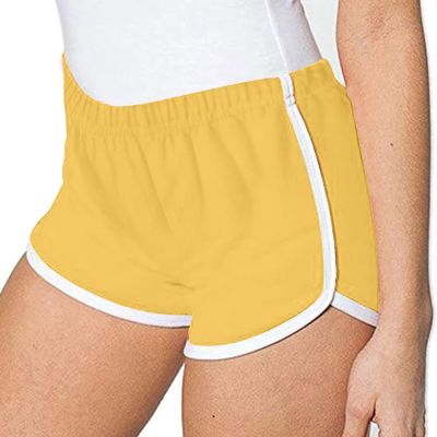 Ruziyoog Women's Cotton Shorts Gym Shorts Yoga Shorts Summer Running Active Shorts Dance Elastic Shorts, Pack of 3