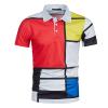 Ymosrh Mens Short Sleeve Graphic Print Golf Polos Business Casual Work Collar Tshirts Polos for Work Clothes (5XL, Red) view 2