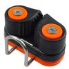 RANDDER Cam Cleats with Wire Flaired Leading Ring, Nylon Cammatic Cleats for Rope 3mm-15mm, Marine Boat Kayak Equipment Fast Entry (Orange, One Size(Pack of 1)) view 1