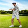 AYUNIX Golf Shirts for Men Otters Polo Shirts Otters Hawaiian Short Sleeve Quick Dry Performance Golf Polo Shirts view 3