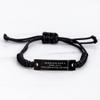 Backpacking Is Not A Hobby It's A Post-apocalyptic Life Skill Rope Adjustable Black Stainless Steel Interlaced Rope Necklace Gifts for Outdoor Enthusiasts on Father's Day view 3