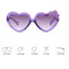 OZPYKAE Girl Heart Flower Sunglasses,Heart Shaped Cute Glasses UV 400 Protection Outdoor Girl Boy Gifts Eyewear Sunglasses view 2