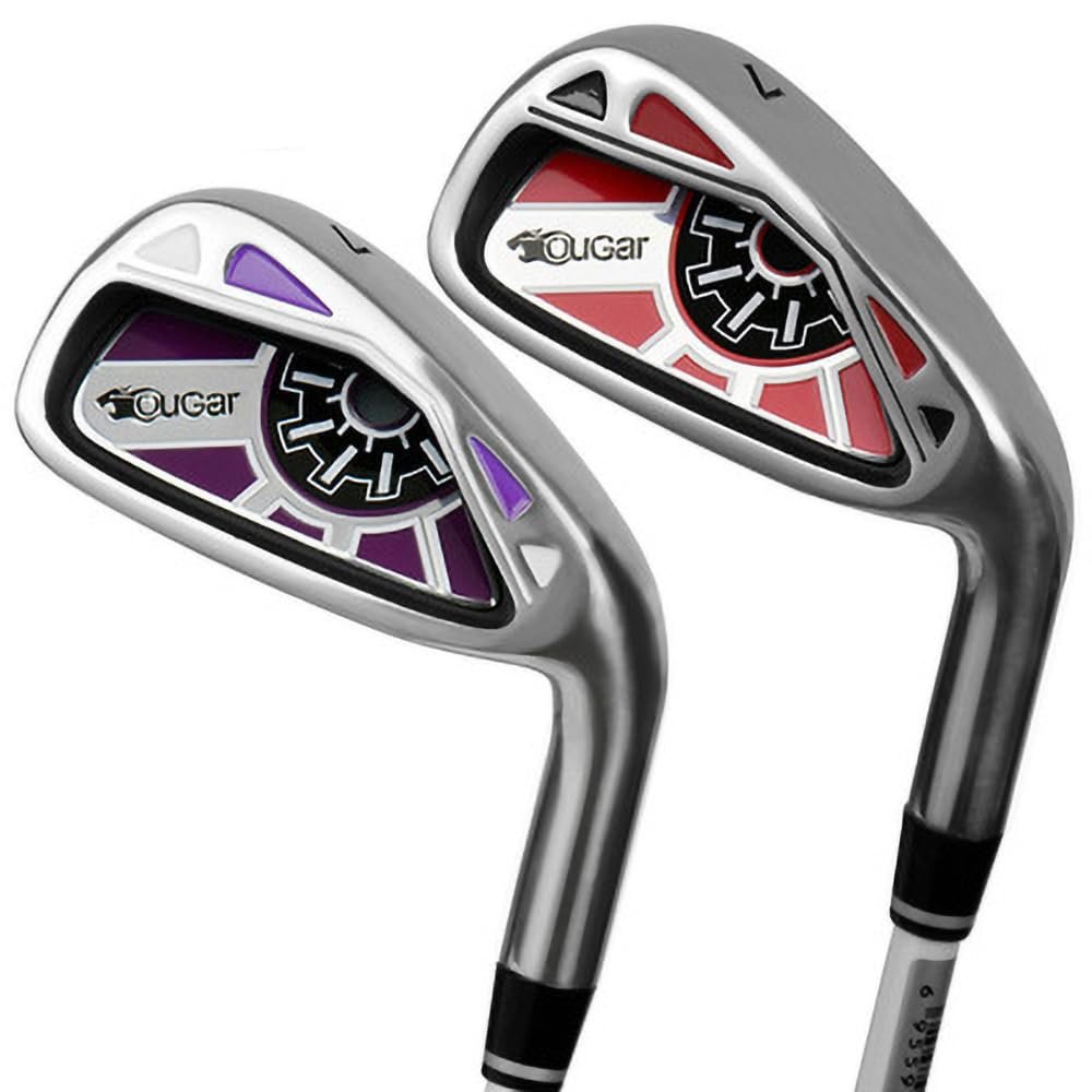 OEJVSU Perfect Golf Accessory for Beginners - #7 Iron Single with Carbon/Steel Shaft Rod Adults Right-Handed Golf Club Iron (Women(Purple),with Steel Shaft)