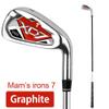 #7 Golf Swing with Steel/Carbon Golf Club Iron - Perfect for Men and Women Beginners Golf Sports (with Carbon Shaft,Red) view 2