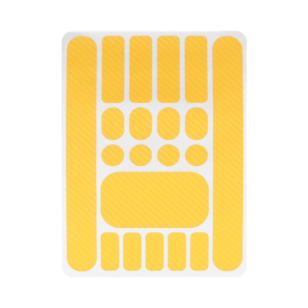 rockible Bike Chainstay Sticker, Bike Paster, Anti Scratch Bicycle Frame Paster,Bike Chain Decal for Folding Frame,Mountain Bike Chain, Yellow