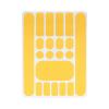 rockible Bike Chainstay Sticker, Bike Paster, Anti Scratch Bicycle Frame Paster,Bike Chain Decal for Folding Frame,Mountain Bike Chain, Yellow view 1