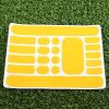 rockible Bike Chainstay Sticker, Bike Paster, Anti Scratch Bicycle Frame Paster,Bike Chain Decal for Folding Frame,Mountain Bike Chain, Yellow view 3
