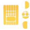 rockible Bike Chainstay Sticker, Bike Paster, Anti Scratch Bicycle Frame Paster,Bike Chain Decal for Folding Frame,Mountain Bike Chain, Yellow view 4