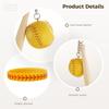 Mini Sports Key Rings & Bracelets Set - 12Pcs Baseball-Themed Wooden Bat Keychains With 12Pcs Silicone Bracelets view 2