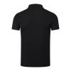 Ymosrh Mens Short Sleeve Solid Color Golf Polo Shirt Fashion Casual Work Collar T-Shirt Business Casual Shirts (M, Black) view 3