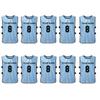 Helewala Customizable Soccer Training Vest - Soccer Bibs Sports Pinnies Soft, Breathable -10 Pcs Pack (US, Alpha, One Size, Regular, Regular, Blue) view 1