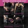 Hip Thrust Belt for Gym & Pilates,Booty Belt for Hip Thrust,Hip Belt Pad for Glute Bridge Butt Workout with Dumbbells Kettlebells for Lunges Reverse Squat view 4