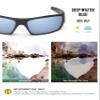 BLAZERBUCK Anti-salt Polarized Replacement Lenses for Oakley Gascan OO9014 - Deep Water Blue view 3