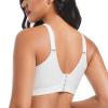 Akvala Bras for Back Fat Smoothing Cover Women Push Up Bra Seamless Underwire Brassieres (White 46DD) view 4