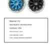 GXBHSP 8 Pack Inline Skate Wheels 90mm 100mm 110mm Inline Wheels Replacement with ABEC-9 Bearings 85A Hardness Increased Speed and High-Grip Performance (Orange,110mm) view 3