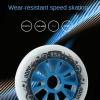 GXBHSP 8 Pack Inline Skate Wheels 90mm 100mm 110mm Inline Wheels Replacement with ABEC-9 Bearings 85A Hardness Increased Speed and High-Grip Performance (Orange,110mm) view 4