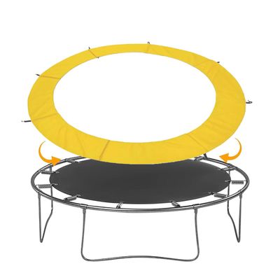SUOGROLI Replacement Trampoline Surround Cover 6FT,8FT,10FT, Foldable Trampoline Pad Round Trampoline Accessories,8FT,Yellow