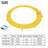 SUOGROLI Replacement Trampoline Surround Cover 6FT,8FT,10FT, Foldable Trampoline Pad Round Trampoline Accessories,8FT,Yellow view 4