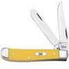 Case WR XX Pocket Knife Mini Trapper Sunflower Synthetic Item #22172 - (4207 SS) - Length Closed: 3 1/2 Inches view 1