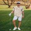 AYUNIX Golf Shirts for Men Capybara Print Polo Shirts Performance Golf Polo Shirts Short Sleeve Quick Dry Golf Outfits view 3