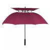 XQZMZSCP Golf Umbrella, 30-inch Breathable Double-Layer Automatic Umbrella, Automatically Opening (Burgundy) view 1