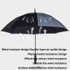 XQZMZSCP Golf Umbrella, 30-inch Breathable Double-Layer Automatic Umbrella, Automatically Opening (Burgundy) view 4