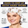 Scrub Caps for Women & Men - Tie Back & Ponytail Hat - Washable & Breathable Material - Surgical Cap for Nurse, Doctor, Vet (US, Alpha, One Size, Ponytail, Quokkas) view 3