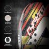 AMA SPORT Beach Tennis Racket 3K Carbon Fiber with EVA Foam Core Professional Carbon Beach Tennis Paddle for Advanced Players (Red) view 3