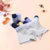 NineFit Basics 5 Pack Boys Stripe and Solid Boxer Briefs Cotton Underwear for Toddler Boy Briefs Kids anties (A, 11-12 Years) view 4