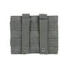Triple Pocket Pistol Magazine Carrier Pouch - Gray Color - Fits Beretta M9 92 96 PX9 SIG P226 P229 M17 M18 Glock 17 19 22 23 Hk USP VP9 Ruger SR9 SR40 American Mags view 2