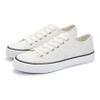 ANTLULU Womens Canvas Shoes Low Top and Lace up Fashion Casual Sneakers Black and White Classic, 8.5 view 1