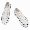 ANTLULU Womens Canvas Shoes Low Top and Lace up Fashion Casual Sneakers Black and White Classic, 8.5 view 4