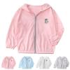 NineFit Basics ummer Toddler Boys Girls Sun rotection Breathable Light Coat Baby Long Sleeve UPF 50+ Rash Guard (Blue, 2-3 Years) view 3