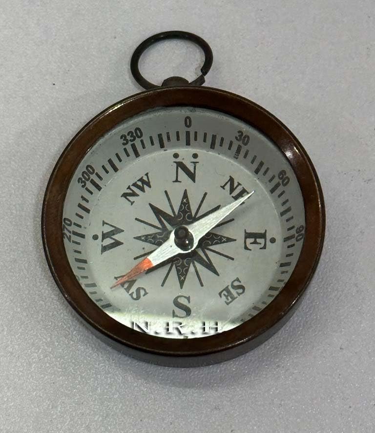 Brass Antique Compass Hiking Compass for Orienteering Camping | Gifts for Backpacking Hunting Navigation | Military Lightweight for Map Reading