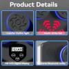 YOLEANSON Electronic Music Boxing Machine, Boxing Training Equipment, Wall Mounted Punching Pad Machine, Target Workout Boxing Trainer (Boxing Machine+Children Gloves +Adult Gloves) view 4