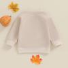 YINGISFITM Toddler Baby Girl Boy Halloween Outfit Witch Crewneck Pullover Sweatshirt Long Sleeve Pumpkin Shirt Fall Clothes (embroidery face,2-3 Years) view 3